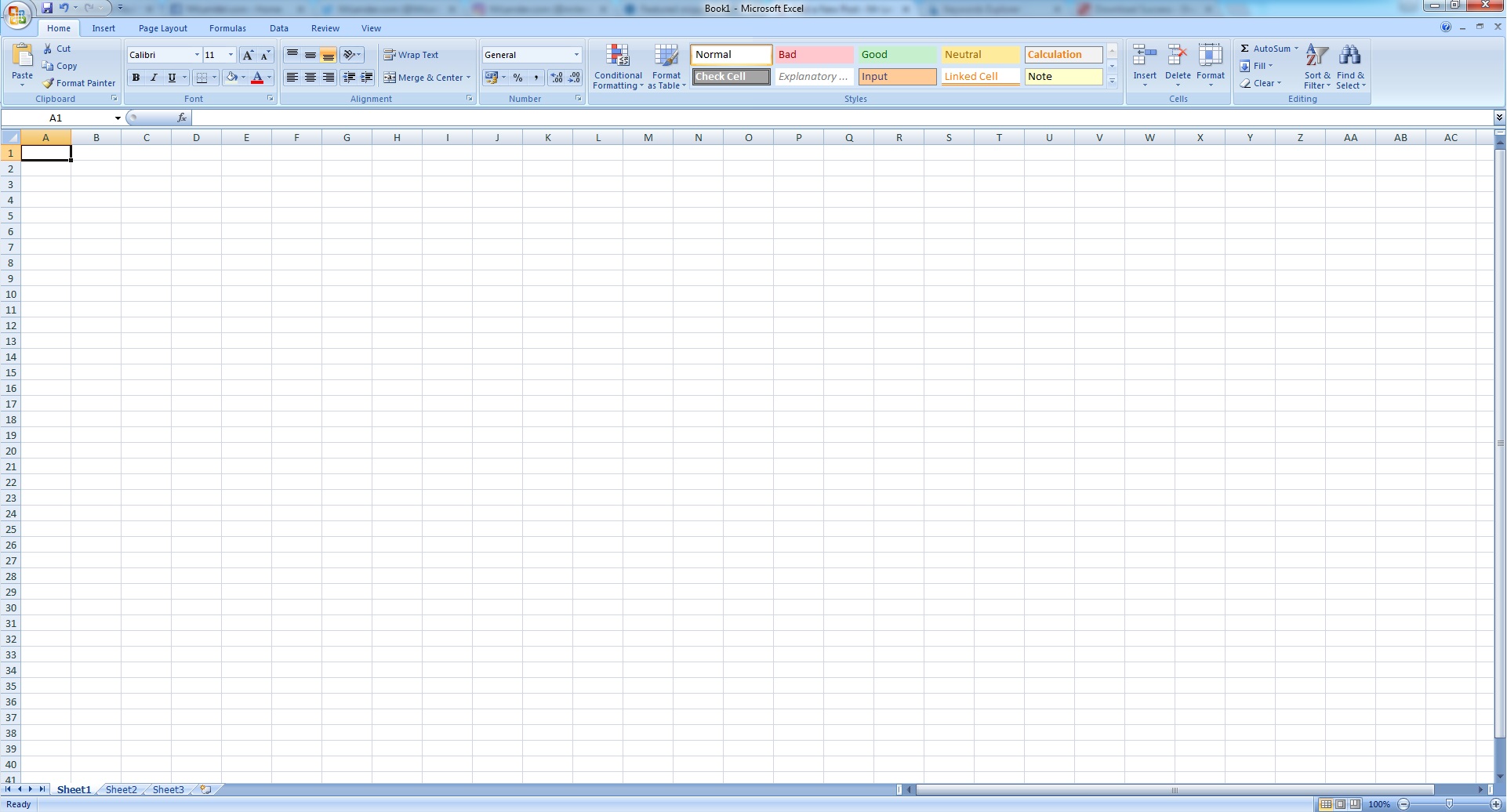 microsoft office excel templete